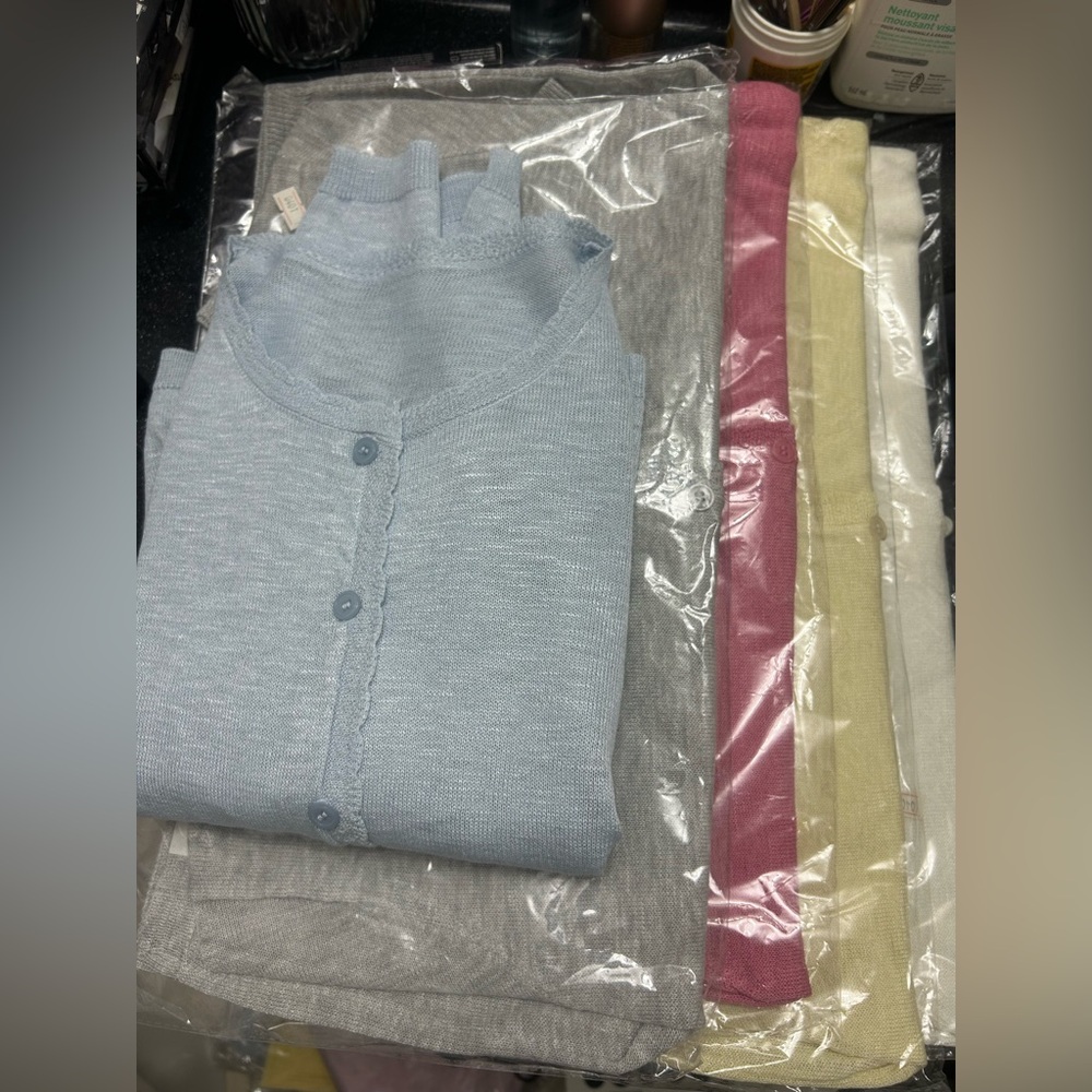 Colorful Button-Up Cardigans - Picture 4 of 4